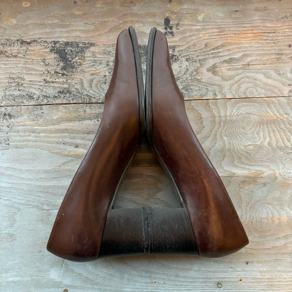 Bally dark brown stacked heel shoes | size 8.5 - Picture 3 of 11